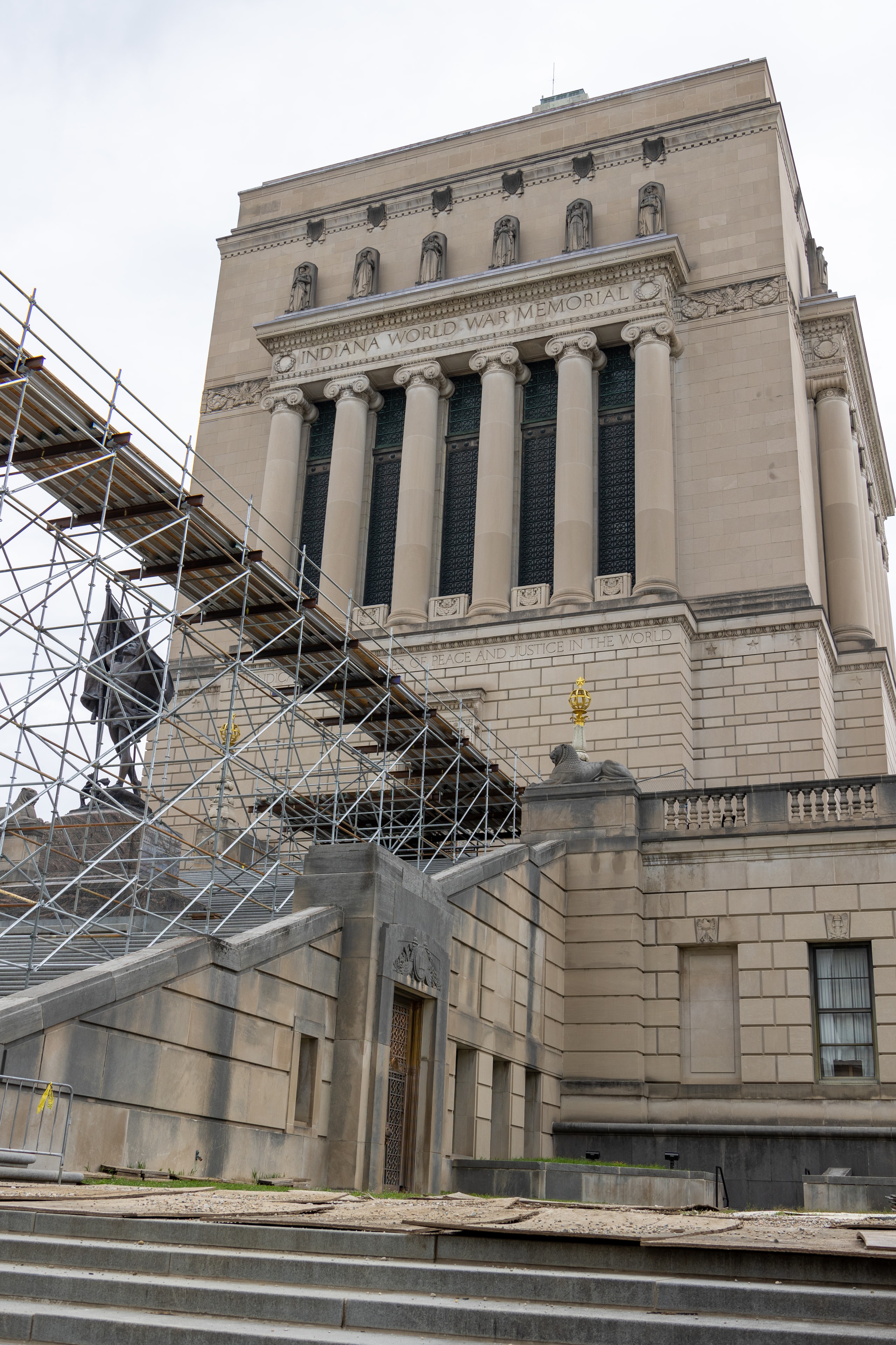 Glenroy Construction — Indiana World War Memorial restoration project