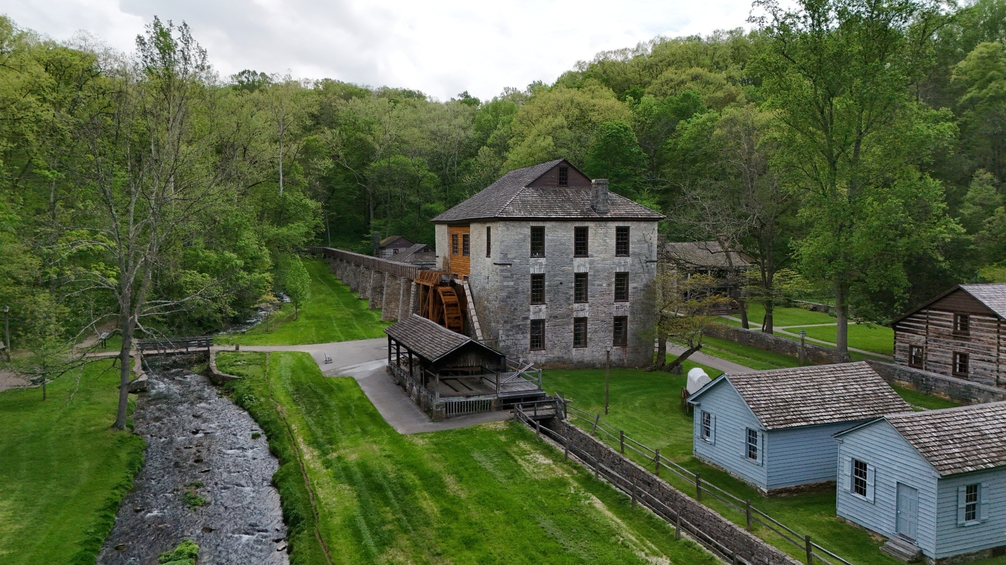 Job Order Contracting — historic mill complex